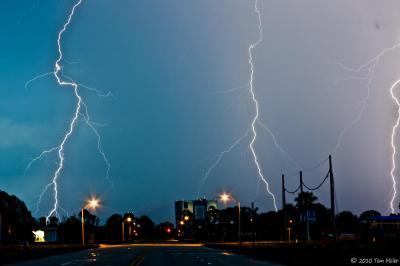 Lightning at NASA Kennedy Space Center