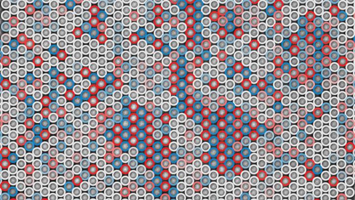 Ordered, Nanoscale Domains in a High Entropy Alloy