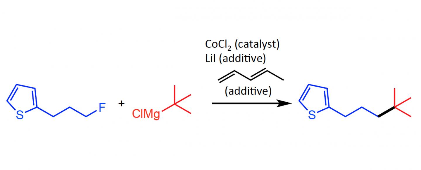 Figure 2. Co-catalyzed Cross-coupling of Alkyl Fluorides