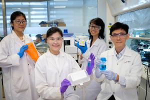 NTU Singapore scientists invent a bright way to upcycle plastics into liquids that can store hydrogen energy
