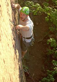 Justin Boyer Rock Climbing