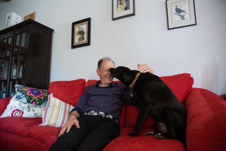 Dog Psychology Researcher Clive Wynne with His Dog, Xephos