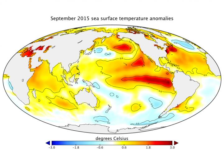 Current El Nino Conditions [IMAGE] | EurekAlert! Science News Releases