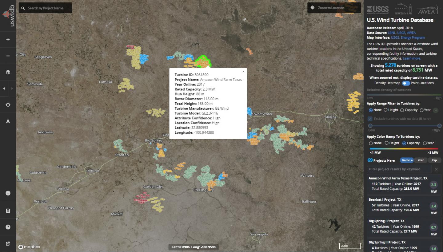 Detail Screenshot of US Wind T - Public