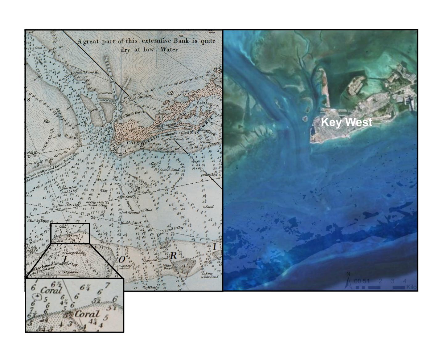 18th Century Nautical Charts Document Historic Loss of Coral Reefs