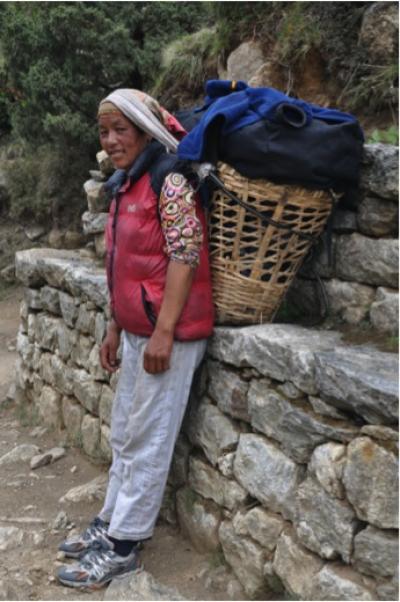 Sherpani Taking a Rest