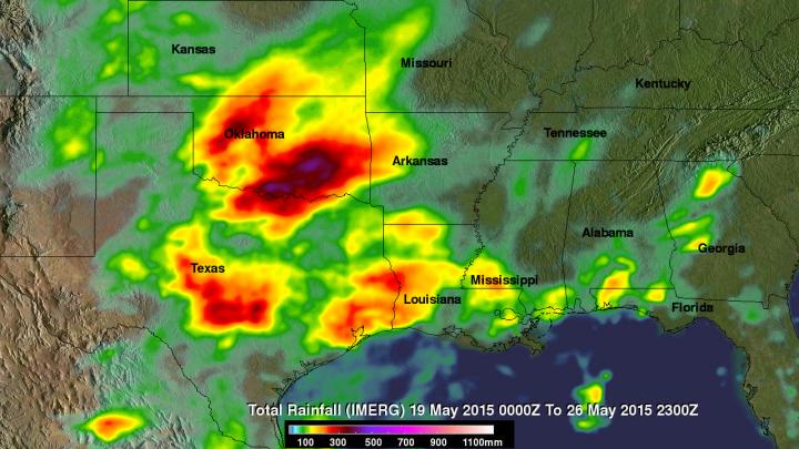 Rainfall Totals for May 19-26, 2015