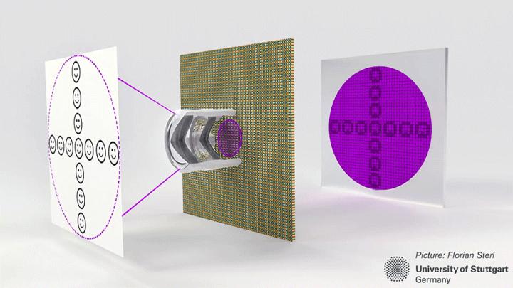 3 D Printed Eagle Eye Camera Mimics Sharp V EurekAlert 