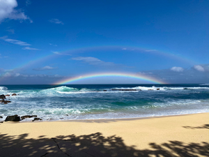 Double rainbow in Hawai'i