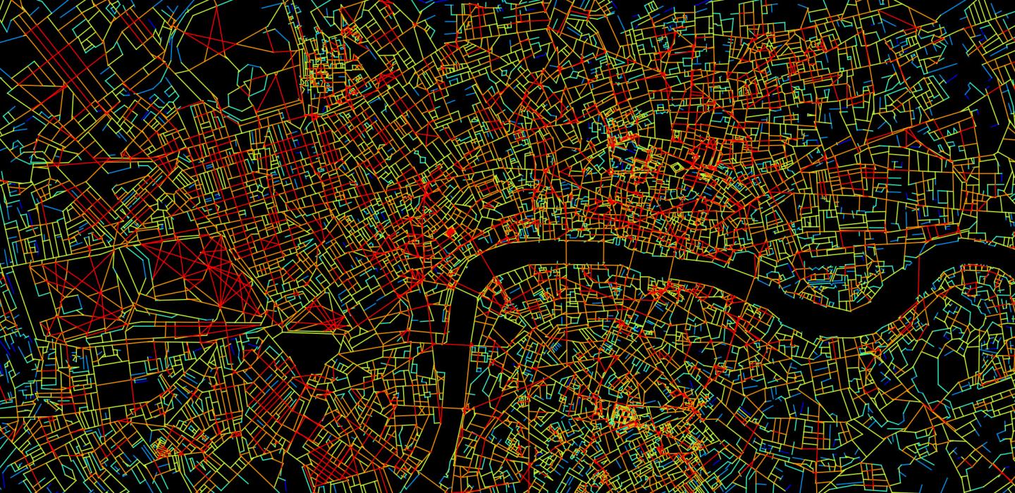 Space Syntax Map of Central London