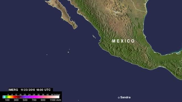IMERG Video of Hurricane Sandra's Rainfall