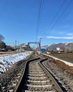 Strongly deformed railway track after the 2023 Turkey earthquake sequence