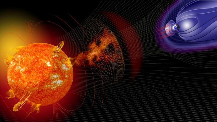 NASA Solar Flare graphic