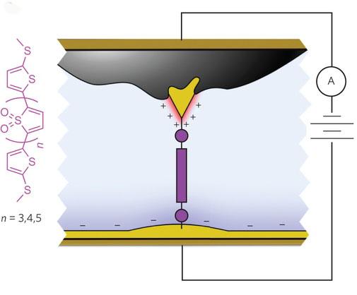 Schematic of Single-Molecule Diode