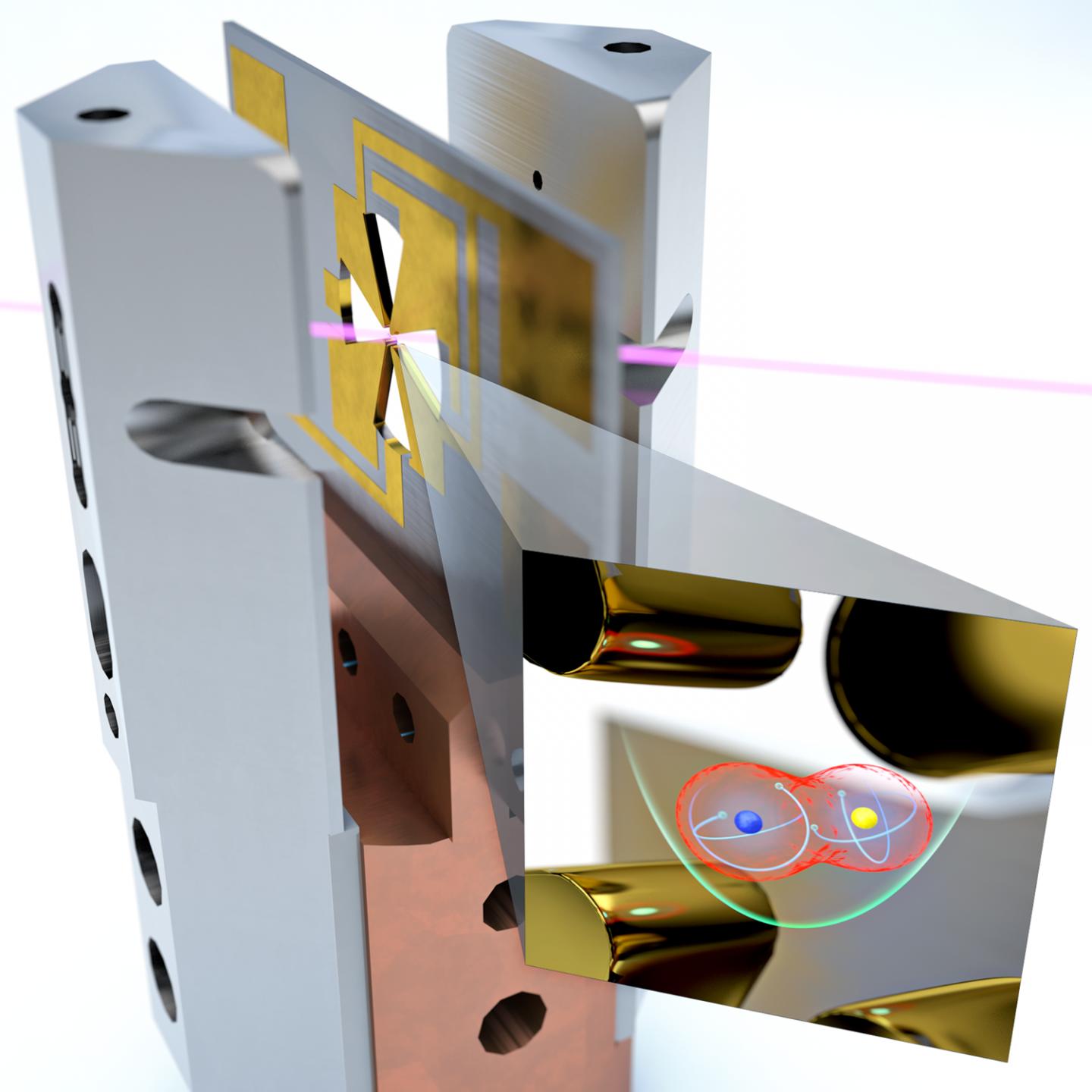 Quantum Logic Clock Ion Trap