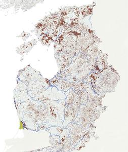 Data on Estonia, Latvia, and Lithuania from the European Wetlands Map