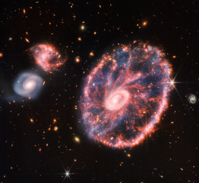 NASA's Webb Telescope captures Cartwheel Galaxy