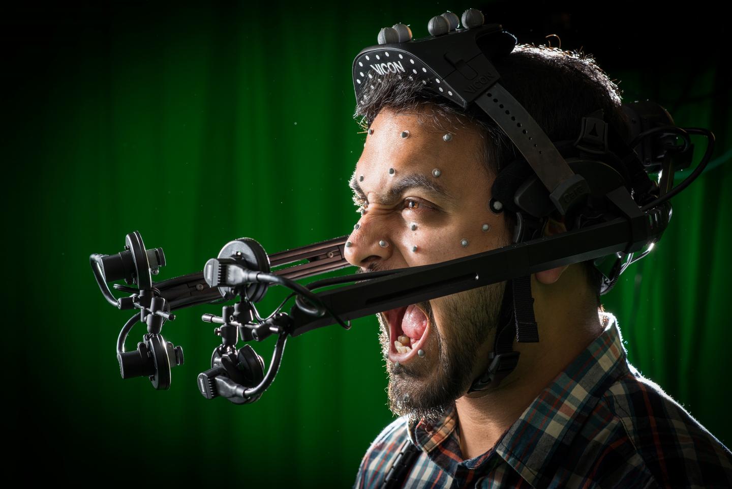 Motion Capture Headset to Capture Fine Facial Movements
