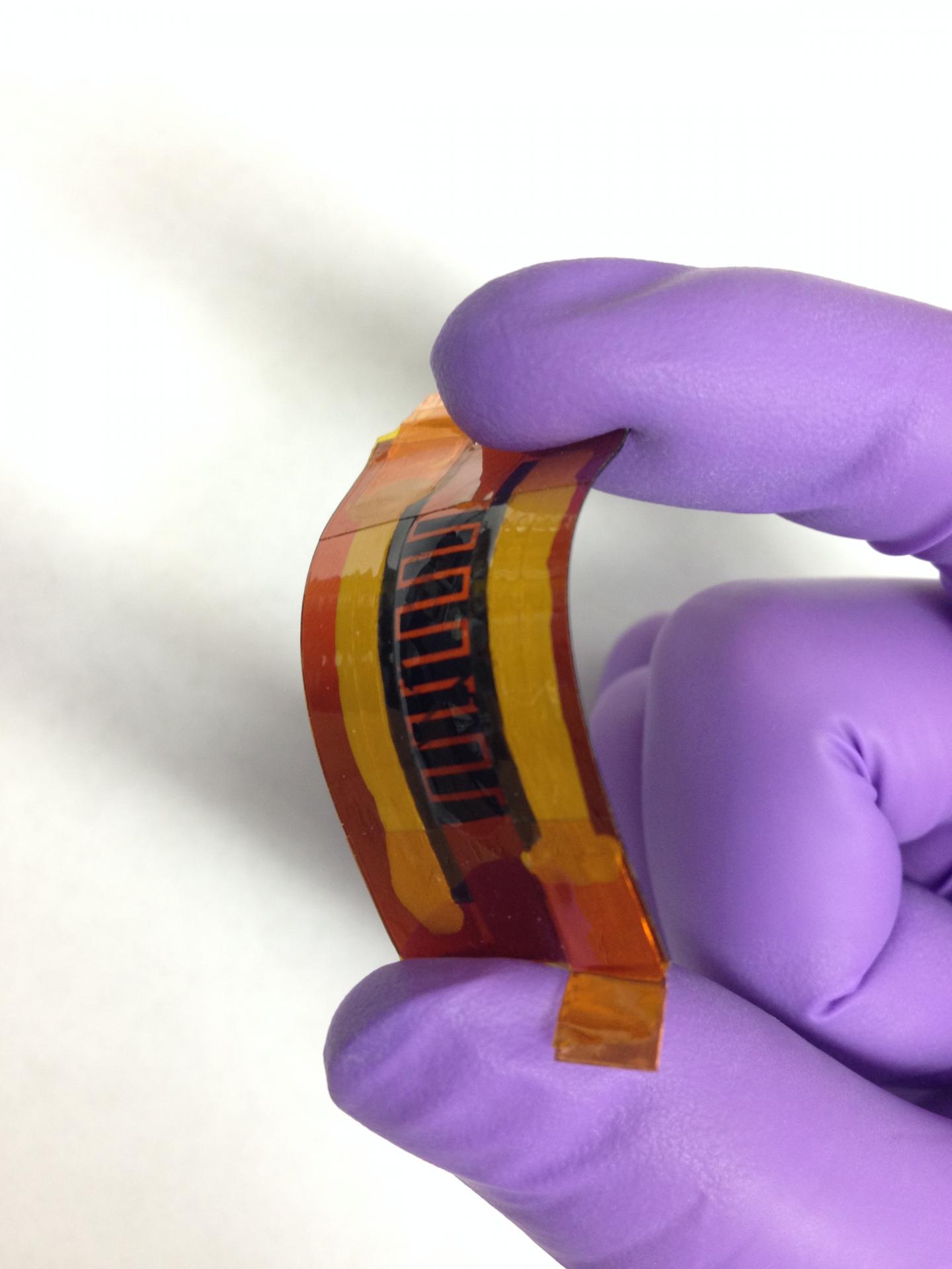 Device May Be Suitable for Flexible, Wearable Electronics