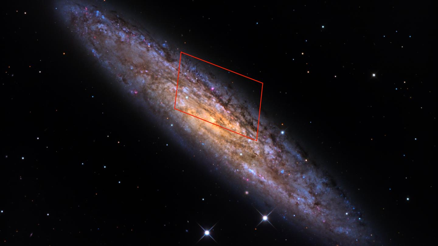 Location of magnetar is galaxy NGC 253