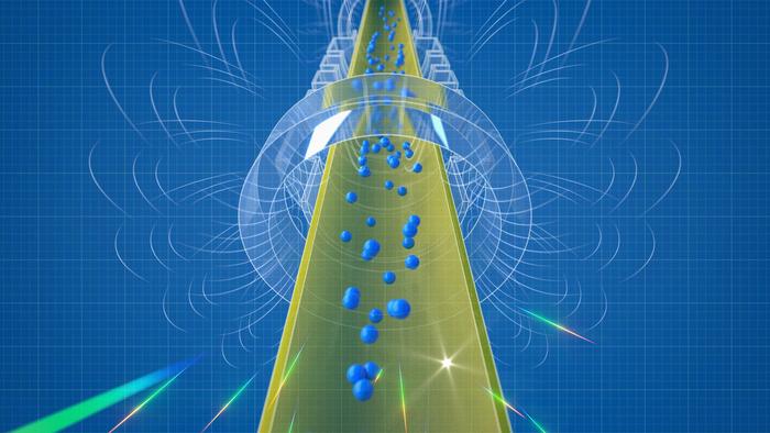 ALPHA-g antimatter gravity experiment, illustration
