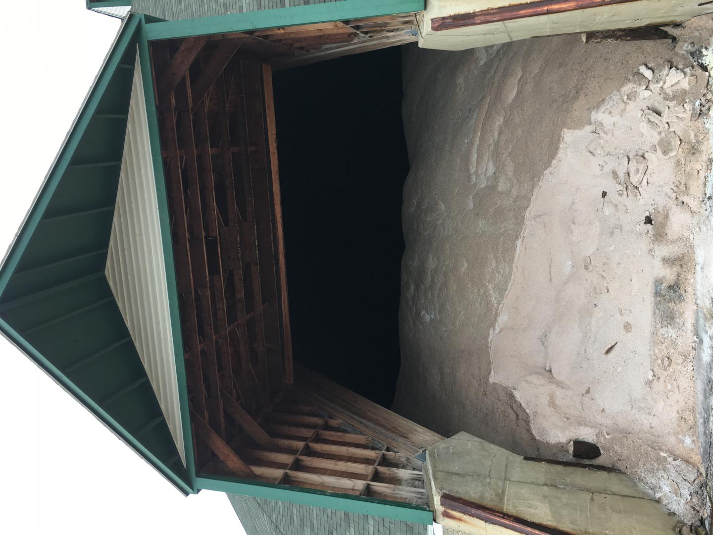 This Image Shows a Pile of Road Salt in a Storage Facility in Washington DC