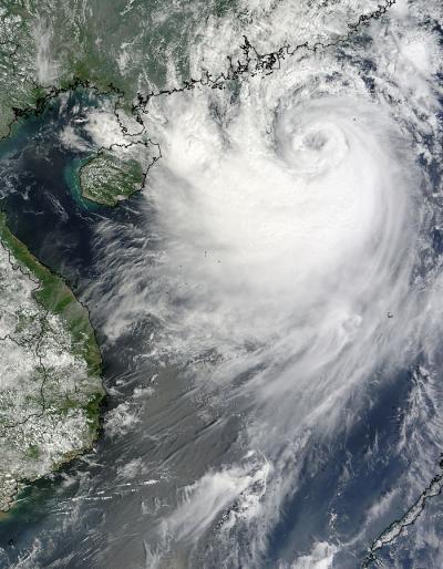 NASA MODIS Captures Koppu's Clouds