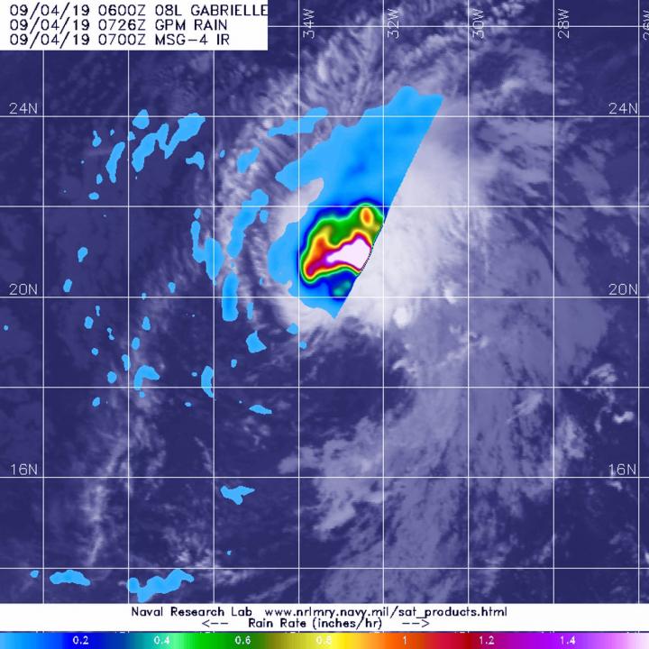 GPM Image of Gabrielle