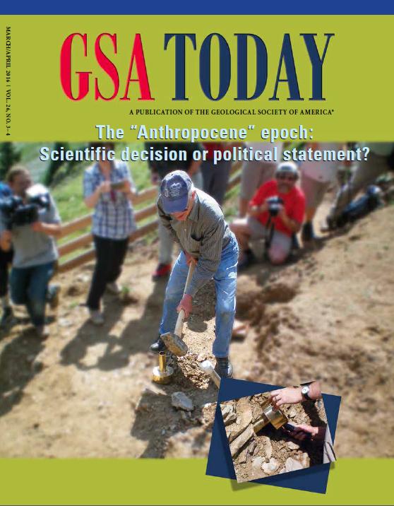 March-April 2016 GSA Today cover