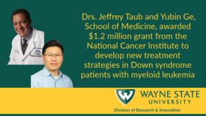 Drs. Jeffrey Taub and Yubin Ge, Wayne State University