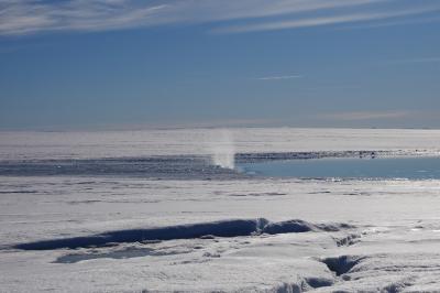 Lake Draining into the Greenland Ice Sheet
