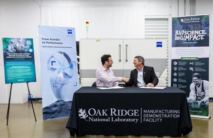 ZEISS and ORNL sign licensing agreement