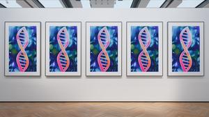 DNA can be used to confirm the authenticity of valuable art prints.