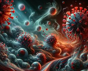 Coronavirus under mechanical stress.