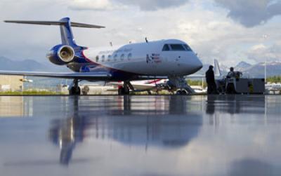 NSF/NCAR Gulfstream V Aircraft in Anchorage, Alaska