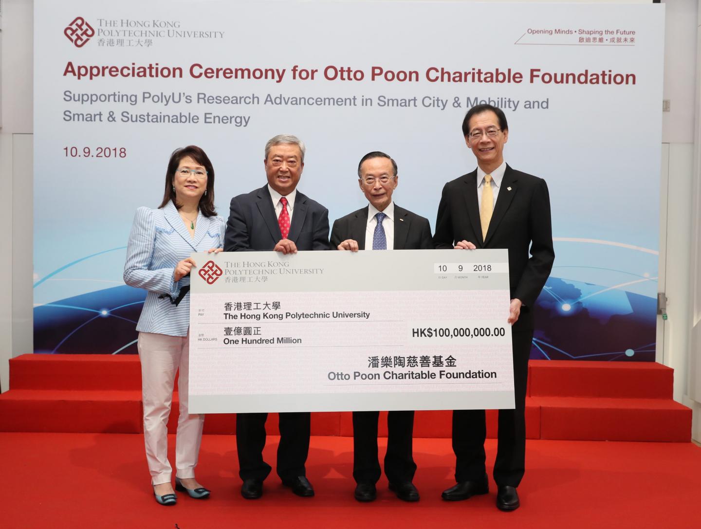 Presentation of Check