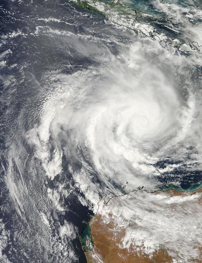 NASA Visible Image of Tropical Cyclone Narelle