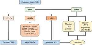 The suggested approach for the management of patients with compensated advanced chronic liver disease.