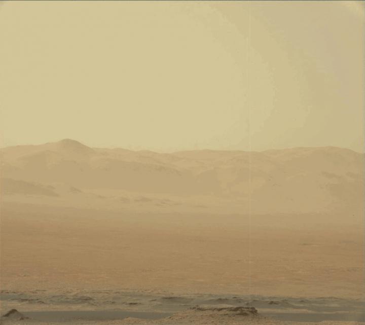 Animation: Curiosity's View of the Dust Storm