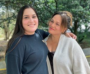 Adriana Rodriguez and her mother, Natalia Zamudio-Lopez