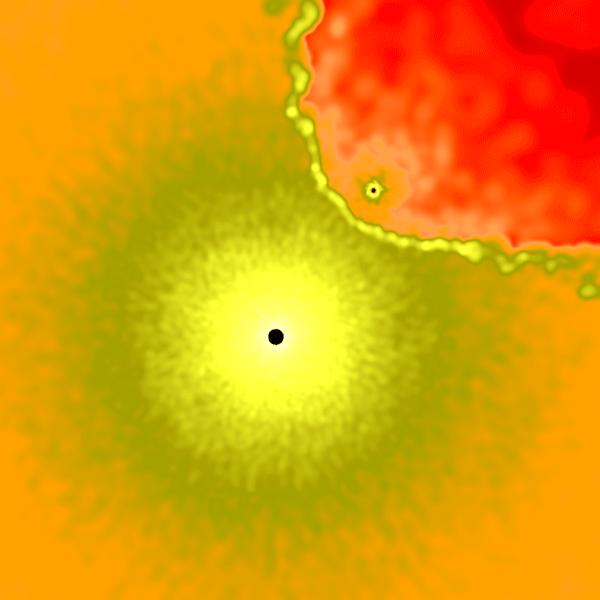 Supercomputer Simulation of the Stars of Eta Carinae