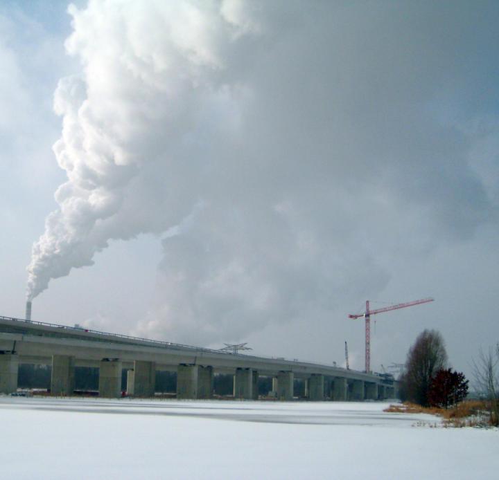 Coal Power Plant and Railroad, Germany
