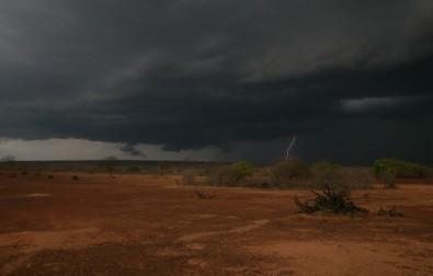 Storm over Campo de São João, Piauí State, Brazil