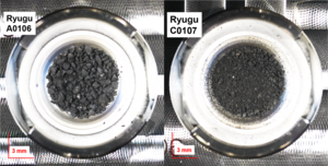 Samples A0106 and C0107 from asteroid Ryugu
