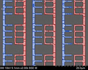 Self-assembly of electronic components