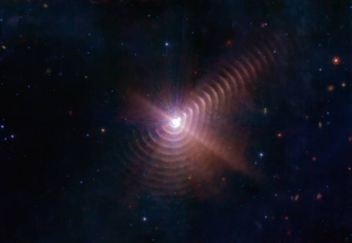 Star Duo Forms ‘Fingerprint’ in Space, NASA’s Webb Finds