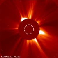SOHO image of Solar Eruption