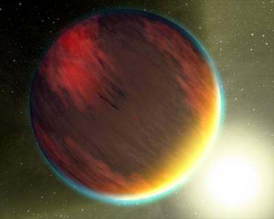 Cloudy Jupiter-Like Planet Orbiting Star
