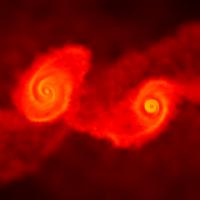 When Galaxies Collide:  How The First Super-Massive Black Holes Were Born (2 of 3)