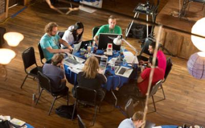 Hackers Formed Teams to Brainstorm at Hackanooga 2012, Chattanooga's First-Ever Hackathon
